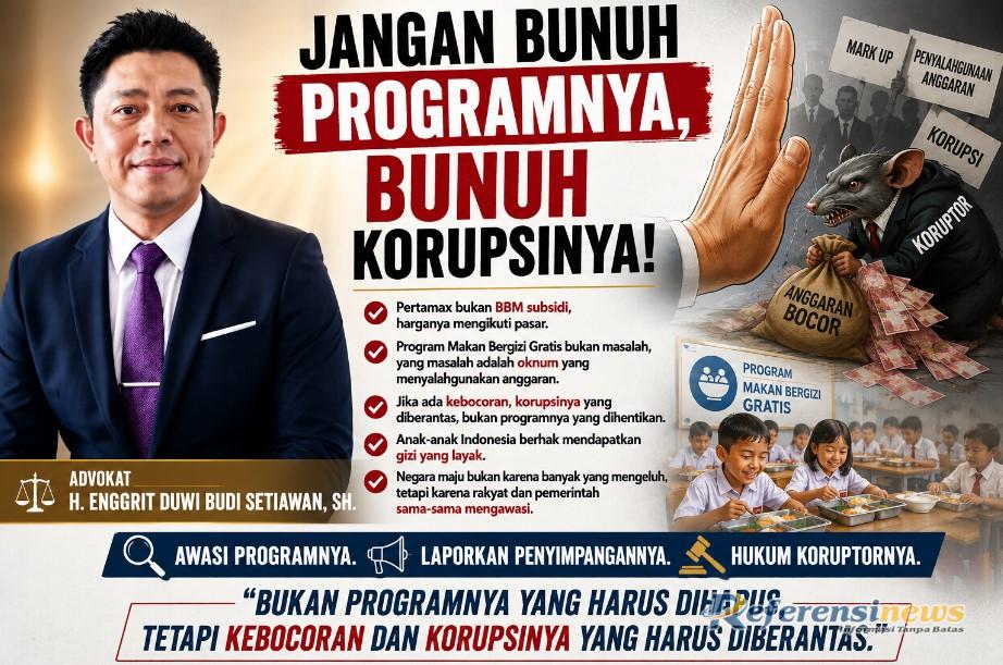 Jangan Bunuh Programnya, Bunuh Korupsinya