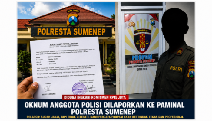 Diduga Ingkari Komitmen Rp15 Juta, Oknum Anggota Polisi Dilaporkan ke Paminal; Publik Menanti Ketegasan Institusi